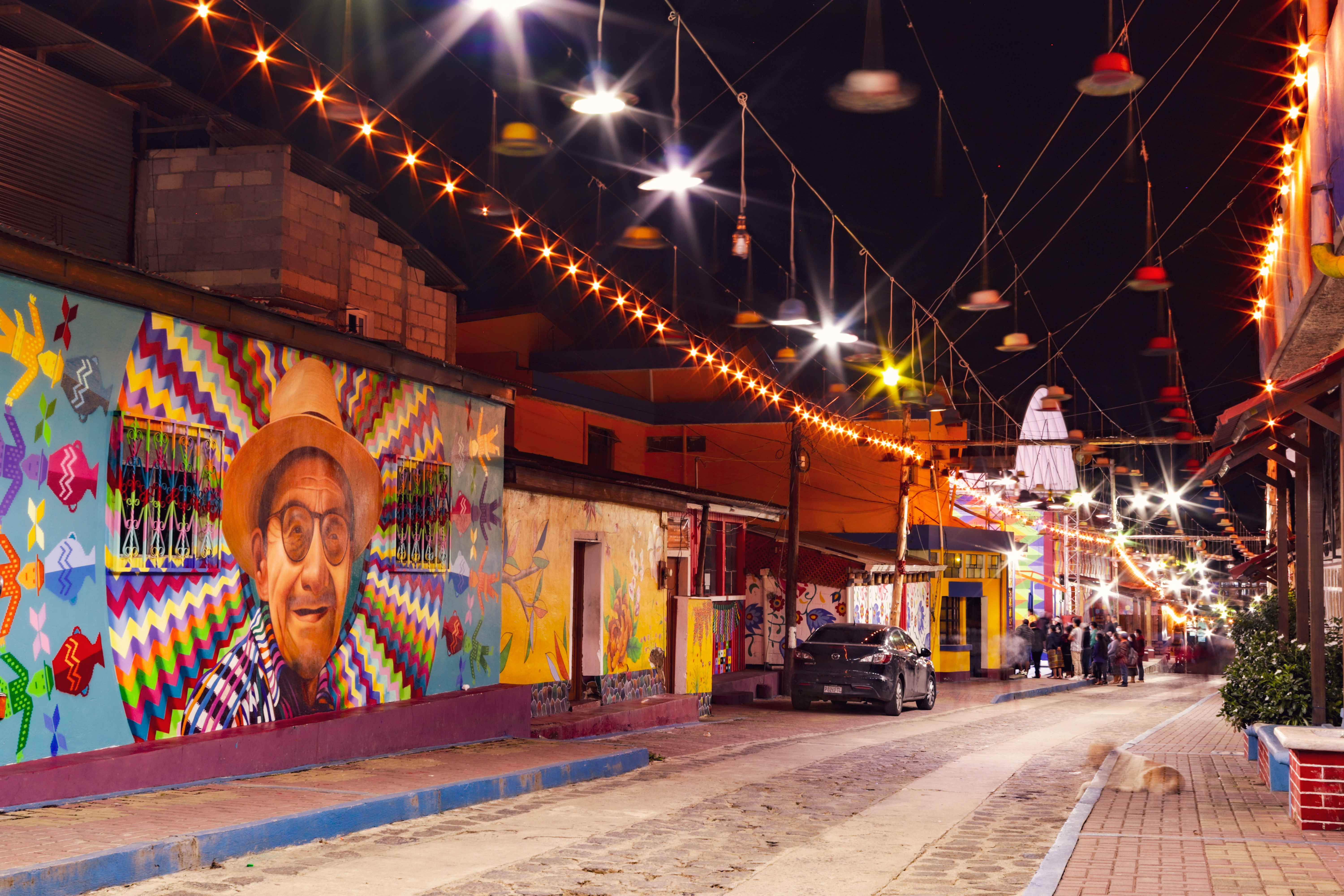 The Street of Hats in San Juan